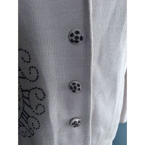 Liorah Womens 18W Champagne Gold Midi Skirt Beaded Jacket Embellished Church - Picture 4 of 12